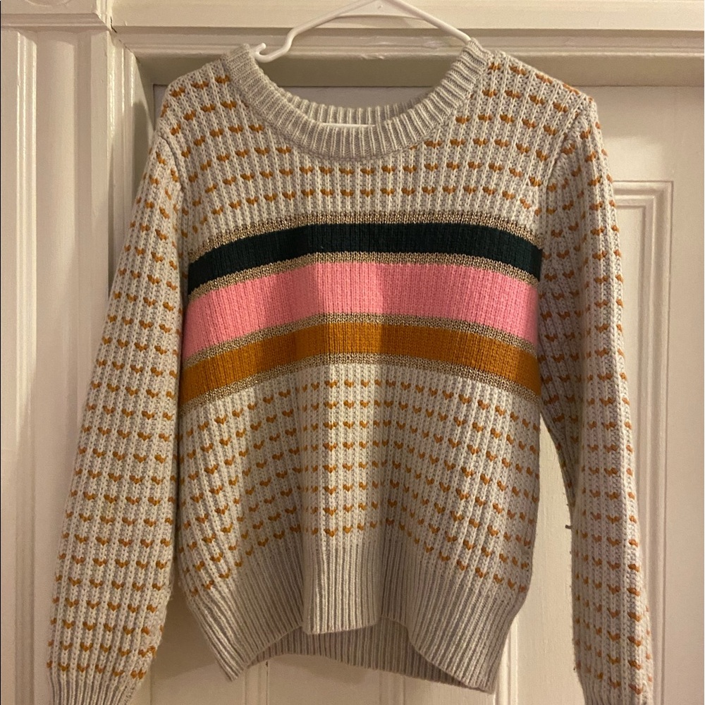 Madewell multi color sweater